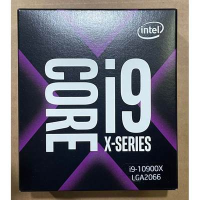 盒装Intel英特尔 酷睿 I9-10900X 3.7GHZ 10核20线程 CPU 带增票