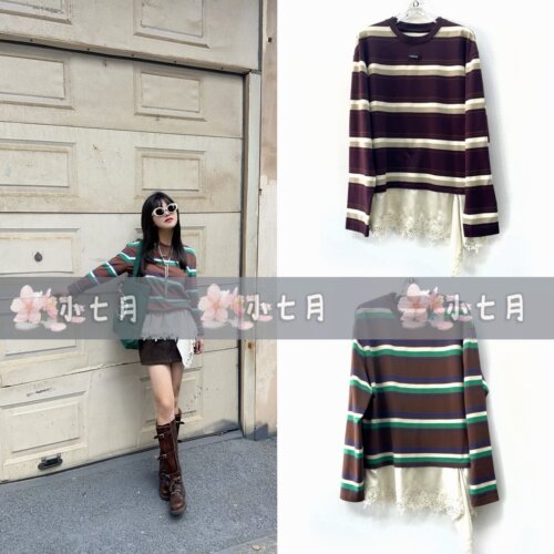 发ID女装国内代购专柜正品65228020原899【小七月】2026秋  T恤
