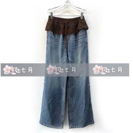速发ID女装国内代购专柜正品6322301原999【小七月】2026夏牛仔裤