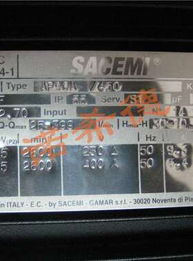 SACEMI工业泵高压泵AP系列AP80/A AP80/B AP90/A AP90/B