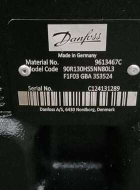 90R100HF1BC80L4F1E03GBA262624丹佛斯DANFOSS液压泵