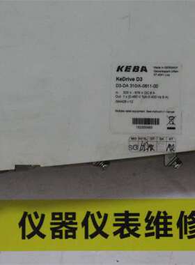 KEBA电源D3-DA310-A-0611-00  152200483维修议价