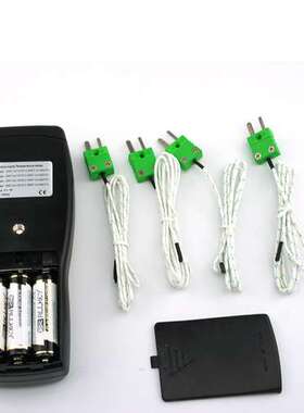 希玛AS877双通道四通道温度计K型热电偶测温仪接触式温度计AS887