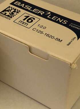 春田谷basler原装全新16mm 500W工业镜头C125-1620-5M 议价出售