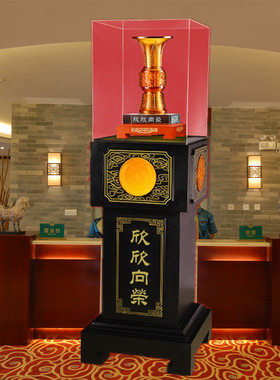 琉璃落地前台商务送礼装饰公司