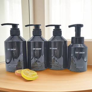 亚朵酒店萨和同款OFFSNOW洗发露护发素沐浴露500ml洗手液300ml