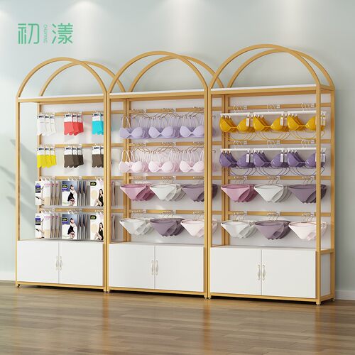 全背板设计内衣展示架文胸9折起