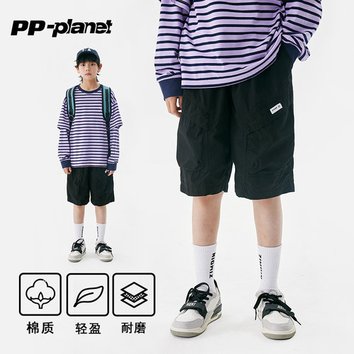 PP星球男童夏新款休闲百搭短裤