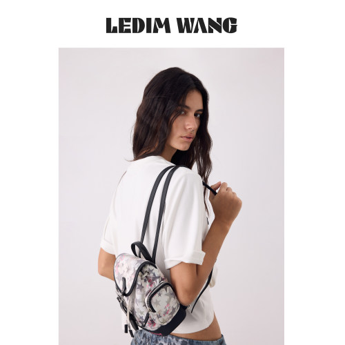 LEDIMWNAG迷彩印花双肩包