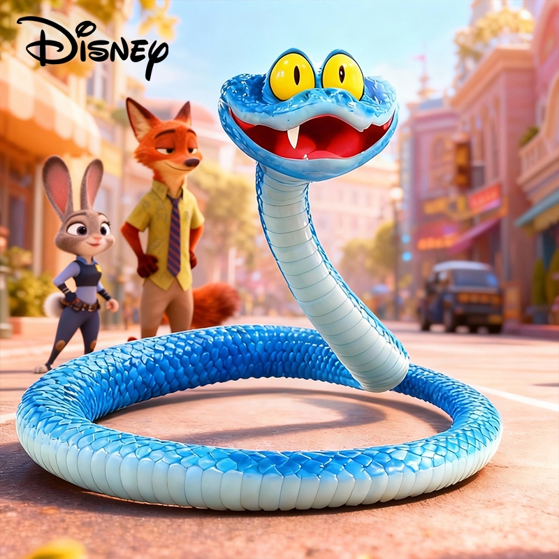 疯狂动物城2周边蛇盖瑞解压盲盒