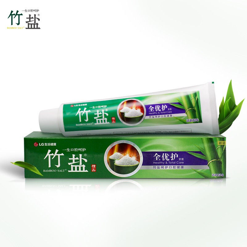LG正品竹盐全优护牙膏220g牙膏