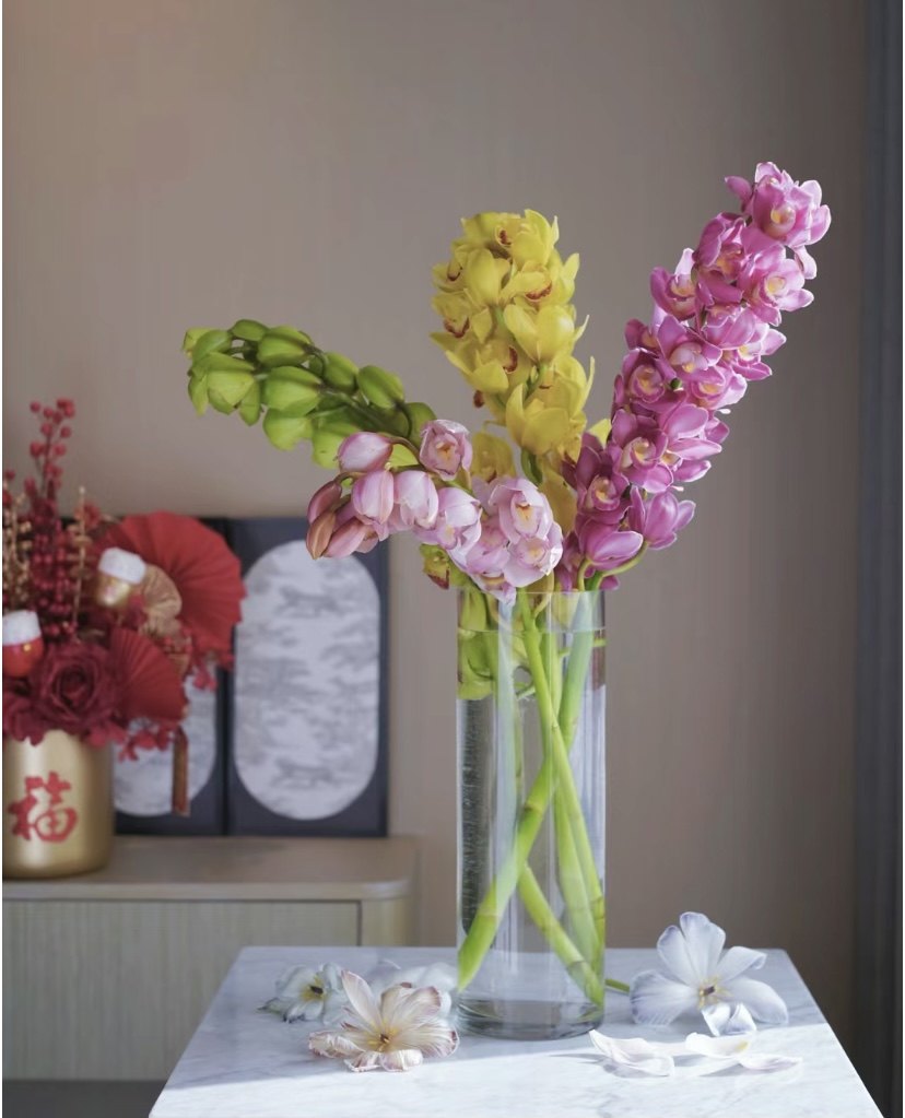 大花惠兰鲜切花水养瓶插家庭插花高端花材室内养护花期超长年宵花,鲜花速递/花卉仿真/绿植园艺,花材,淘宝优惠券,粉丝福利购,淘宝优惠卷