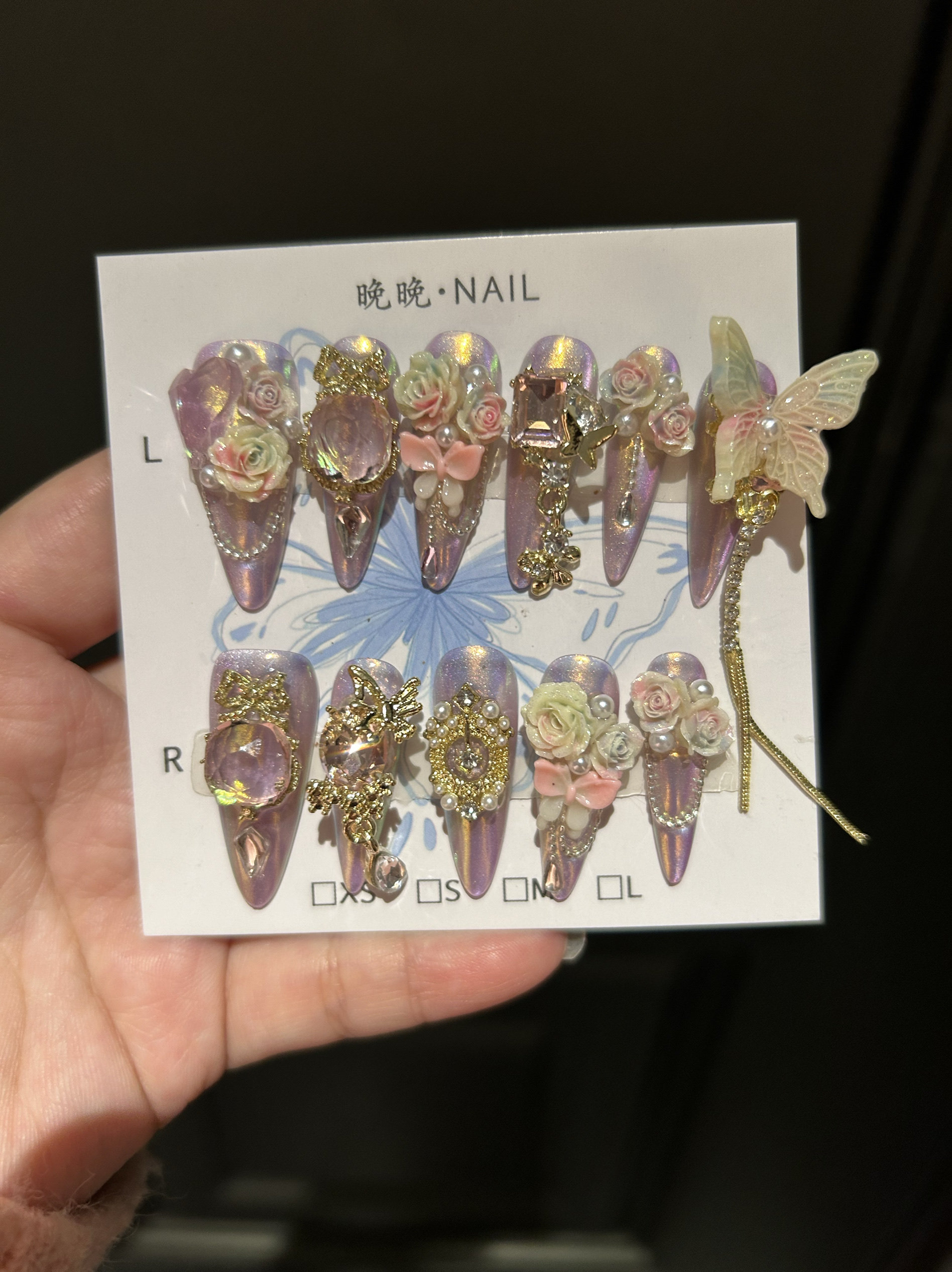 黛兮 纯手工穿戴甲魔镜猫眼十一指奢华重工轻奢穿戴甲美甲贴片,彩妆/香水/美妆工具,穿戴甲/甲片,淘宝优惠券,粉丝福利购,淘宝优惠卷