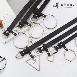 复古个性针扣牛仔裤腰带