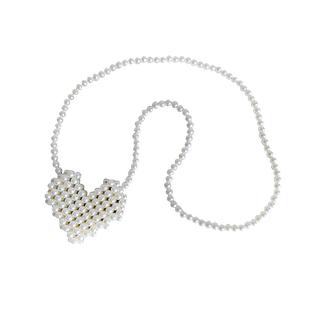 斜挎包女高级感小众单肩包2025新款珍珠装饰百搭复古迷你包口红包