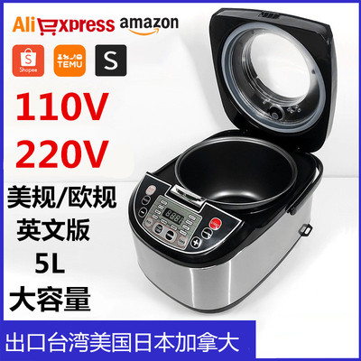 110V出口电饭煲5L大容量煮饭煲汤
