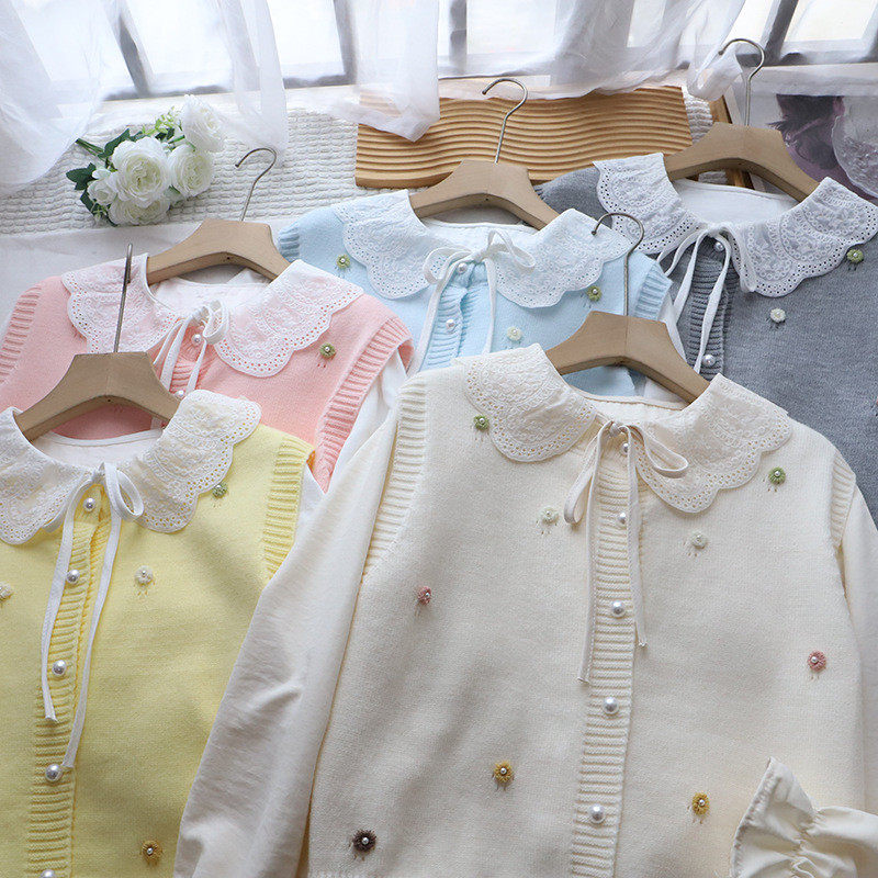 2026秋冬新款韩版甜美减龄时尚两件套衬衫+针织马甲女,女装/女士精品,衬衫,淘宝优惠券,粉丝福利购,淘宝优惠卷