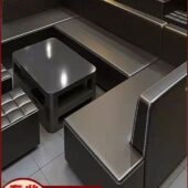 定制KTV沙发酒吧清吧夜场歌厅休闲会所转角沙发靠墙卡座茶几组合