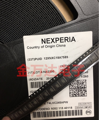 全新原装 74LVC245APW,118 TSSOP-20 三态输出的八路总线收发器