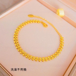 【钛钢不掉色】麦穗稻穗爱心岁岁平安遂愿新中式某福同款闺蜜手链