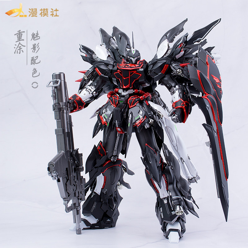 万代高达mg新安洲ova加国产职人艺改件改色魅影漫模社喷涂模型