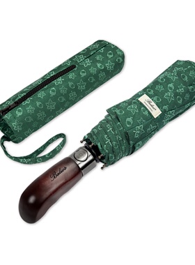 Balios雨伞自动折叠伞英国雨伞双层实木男士商务高端伞贵族伞送礼