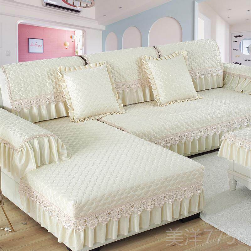 高档欧沙式发垫蕾通丝四季用防滑座垫真皮布艺背巾套子简约现代定