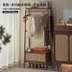 高档衣落地卧室实木架衣架用挂衣室内多功能黑胡桃家木挂衣架门帽