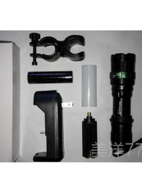 高档1865术ledQ5战强电光手电筒 机械无极变焦 远射可充0防水包邮