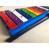 高档奥尔夫打击彩乐器童教具玩礼物益智类具教儿具色13音铝板琴