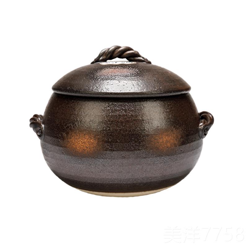 高档万古烧锅土本进炖口煲汤砂锅煲仔饭专用砂锅锅 煮粥 炖肉米日