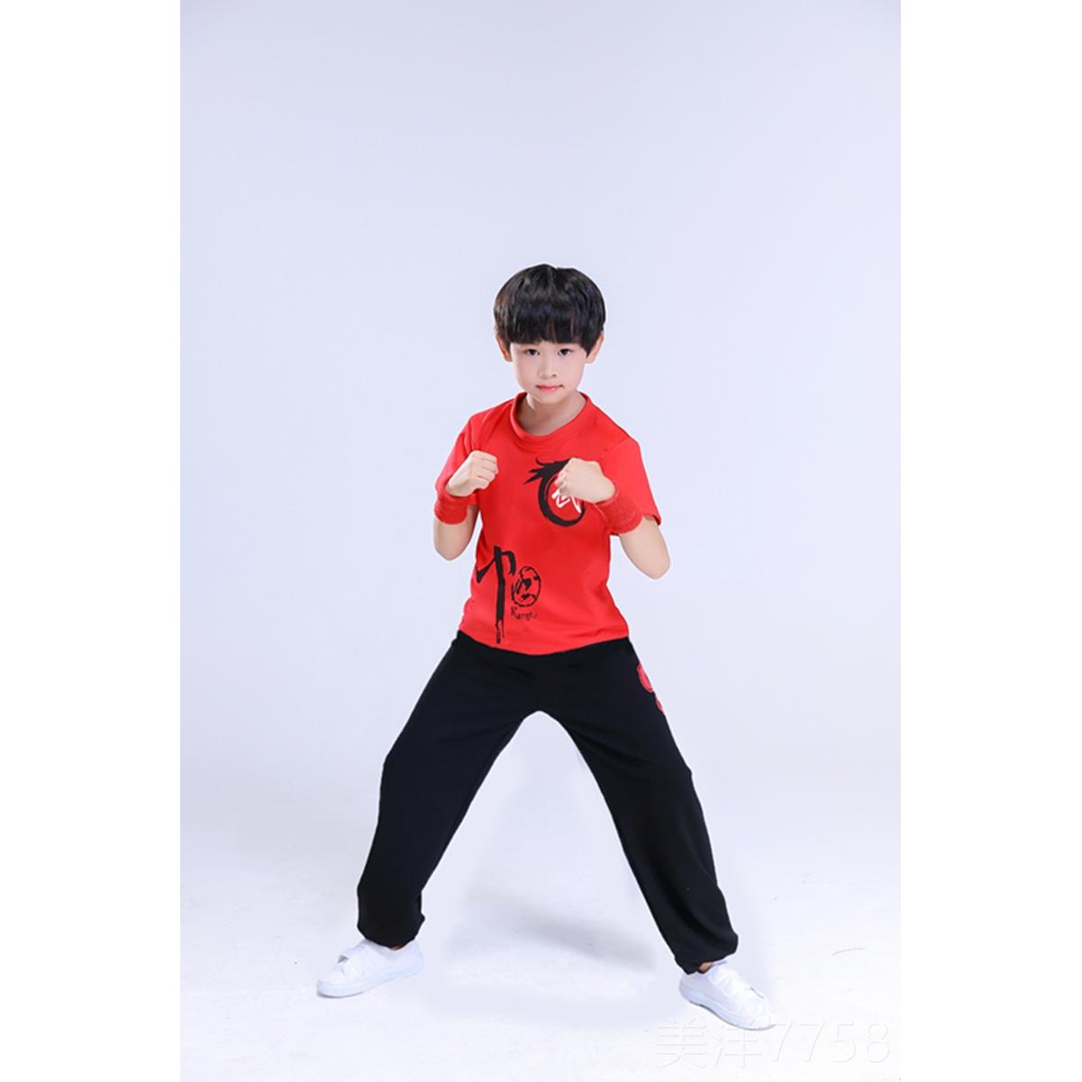 高档儿童加武绒术服加厚秋冬季体纯棉圆领长袖分套装男女孩训练练