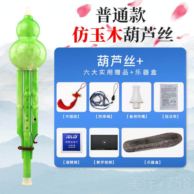 高档云南葫芦丝乐器初b调成人c调小学生基础自学入降门防摔零型学
