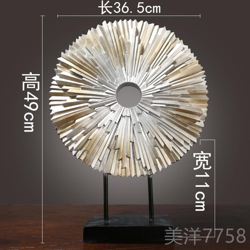 高档美式家居厅电视柜装客饰摆件创意欧式玄关麋鹿设乔摆迁新居品