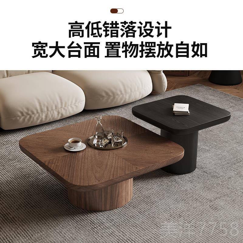 高档DDC古风实木茶几客厅家用茶台茶桌高205新款端小中户型创意2