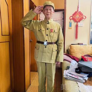 高档军抗美长援朝老式红衣服4950式式解放志愿军抗战服津湖影视剧