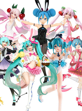 日本原装正版初音未来 MIKU初音 巡音手办景品盲盒摆件动漫周边