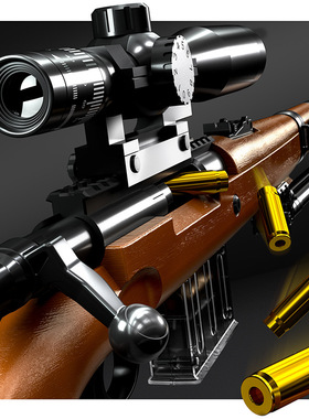 三角洲行动玩具枪m14周边枪 满改加兰德M14模型 悍迪软弹枪发射器