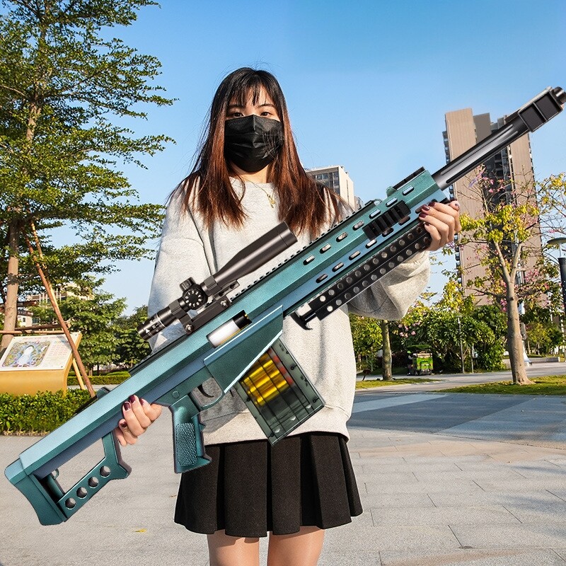 玩具枪成年人专用 巴雷软弹抢 巴雷特手动抛壳抢狙击步炝炝金属,玩具/童车/益智/积木/模型,软弹枪,淘宝优惠券,粉丝福利购,淘宝优惠卷