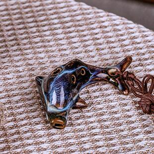 高档学生入门六兴趣初学窑者变孔海豚笛简单易学小乐陶器