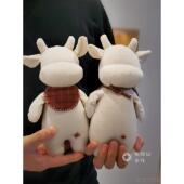 高档布缘记新柿染土布牛憨憨牛轰轰牛年吉物年祥生礼物本命年肖牛