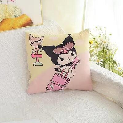 高档洛米枕被子用库二合一夏季卡通汽抱车折叠车用毛绒办公室午睡