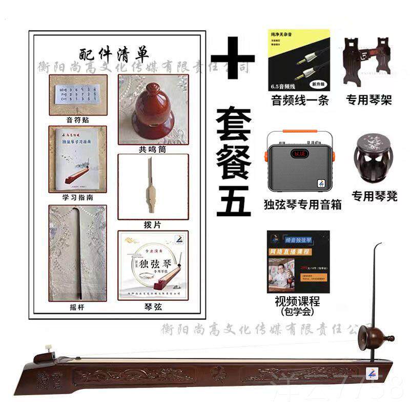高档音独弦琴专乐业演奏绮级档民族高乐器音爱好者通用型舞台原装