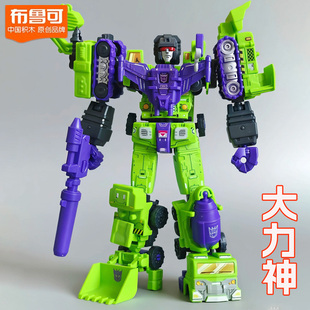 布鲁可变形金刚大力神群星版第3弹挖地虎小队挖掘机拓展包配件2