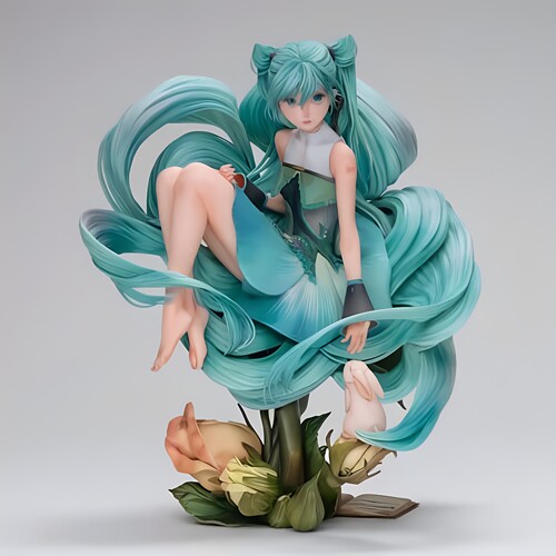 正版 现货 阿次元 VOCALOID  初音未来 未来之蕾 miku 1/6 手办