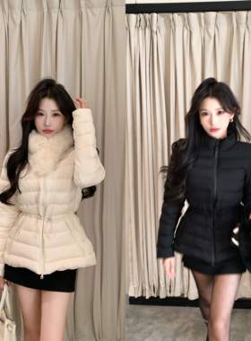 陈六六CHENLIULIU【蒙系排骨】自留款轻薄收腰修身保暖显瘦羽绒服