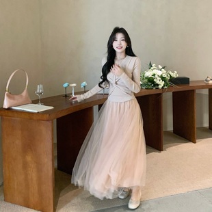 陈六六CHENLIULIU 超仙梦幻少女飘逸气质网纱半身裙 幻想日记