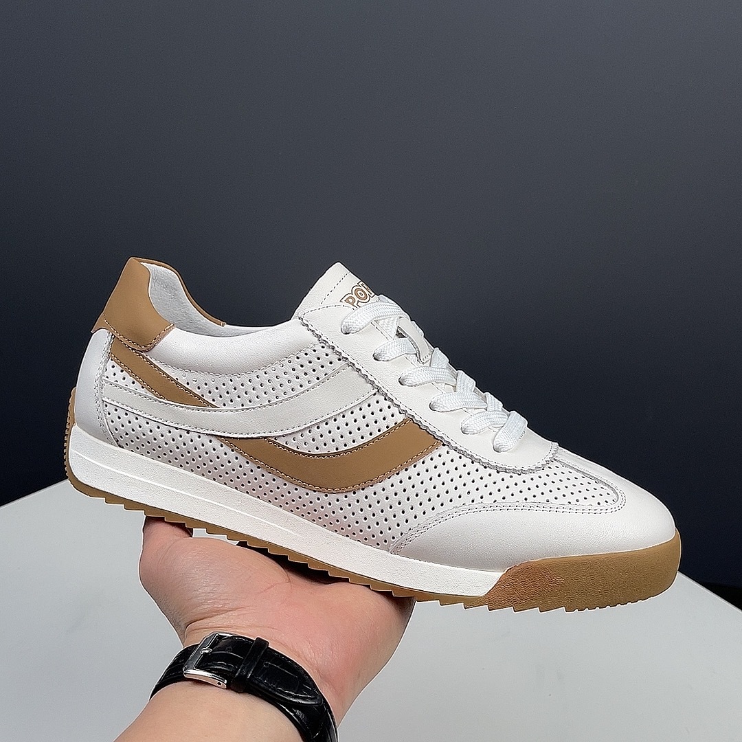 真皮透气男鞋子阿甘鞋小众款平底德讯鞋百搭鞋子男潮牌运动休闲鞋