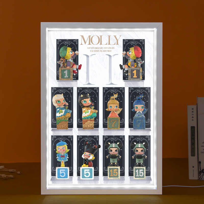 MOLLY周年雕塑经典回归2展示盒