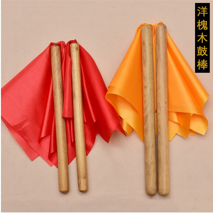 实木榉木30cm 32cm 33cm鼓棒 结实堂鼓扁鼓威风鼓 大小鼓槌 一对 乐器/吉他/钢琴/配件 鼓棒/鼓锤/鼓槌 原图主图